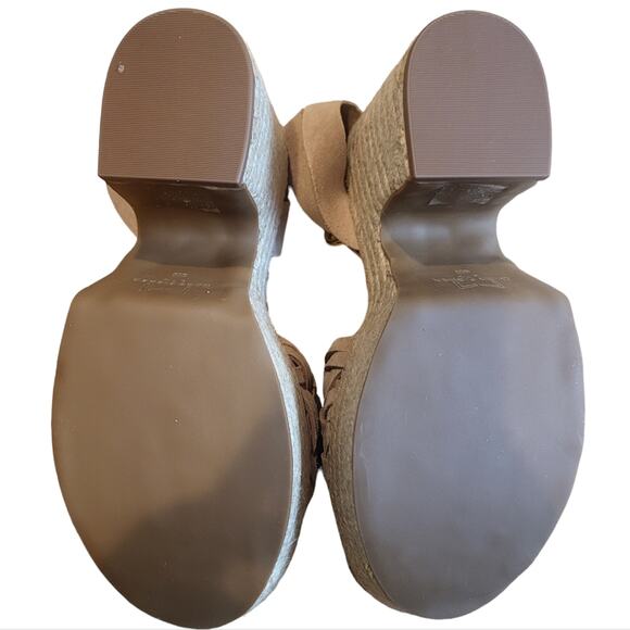 Marc Fisher Odilia Espadrille Platform Sandal Natural 9 - Picture 7 of 8
